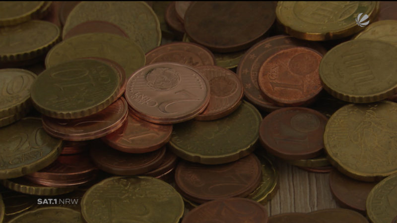 1 & 2 Cent-Münzen vor dem Aus (Foto: SAT.1 NRW)