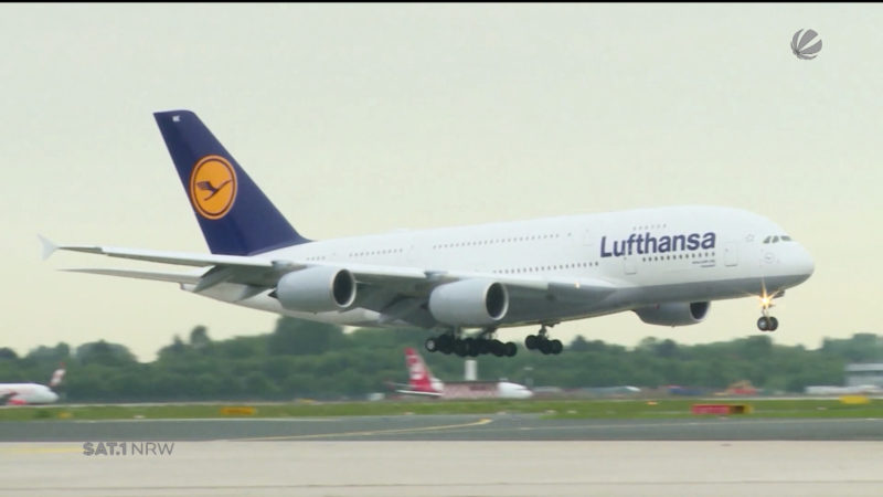 Lufthansa fordert Schadensersatz  (Foto: SAT.1 NRW)