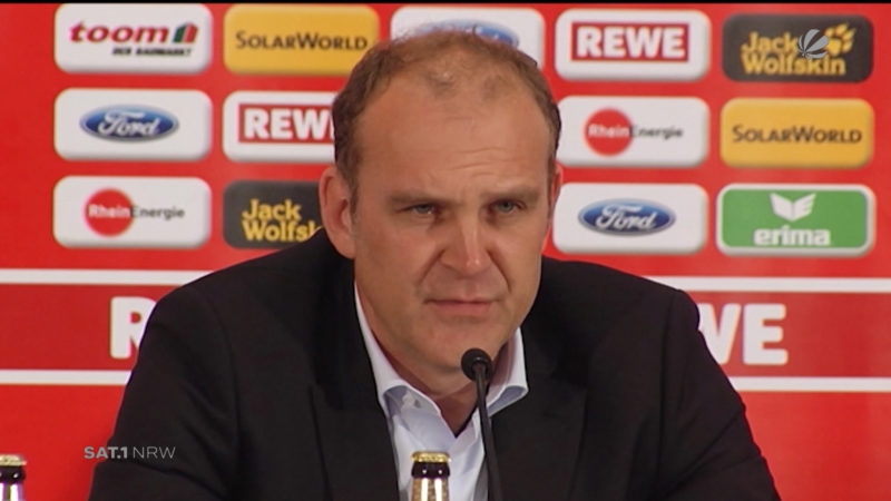 1. FC Köln trennt sich von Sportchef Schmadtke (Foto: SAT.1 NRW)
