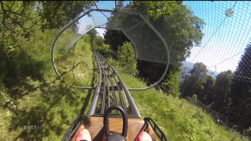 Sommerrodelbahn wieder offen (Foto: SAT.1 NRW)