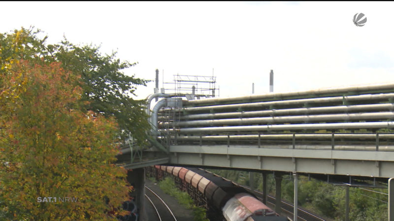 Giftige Stoffe in Shell-Raffinerie ausgelaufen (Foto: SAT.1 NRW)