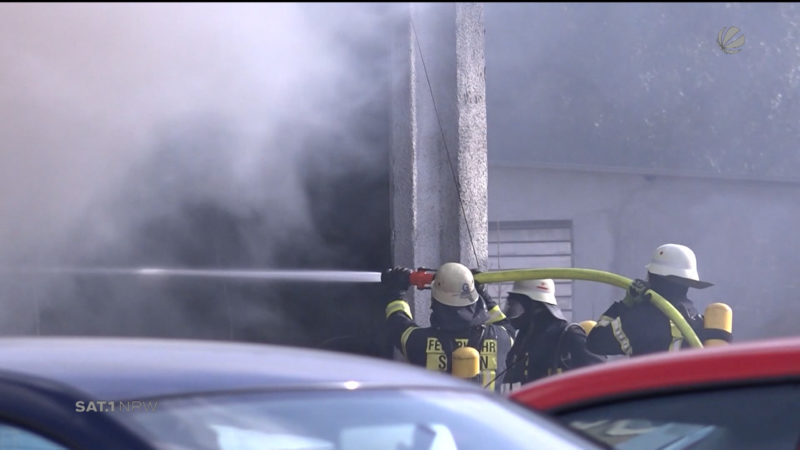 Brand in Siegen (Foto: SAT.1 NRW)