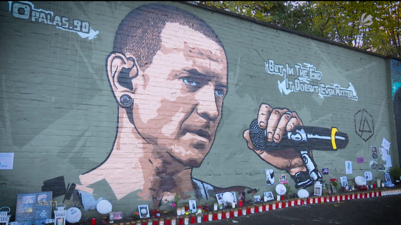Fans kämpfen um Erhalt von Gedenkstätte für Linkin Park (Foto: SAT.1 NRW)