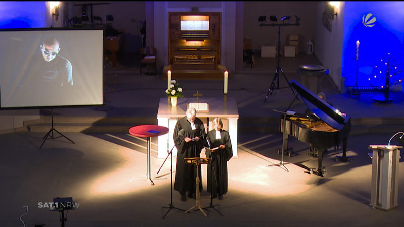 Gottesdienst in Gedenken an Linkin-Park-Sänger (Foto: SAT.1 NRW)