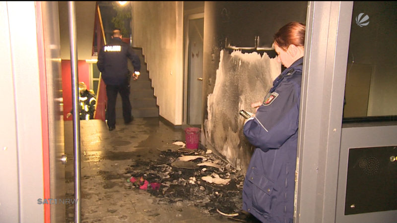 Kinder nach Feuer in Kinderheim gerettet (Foto: SAT.1 NRW)