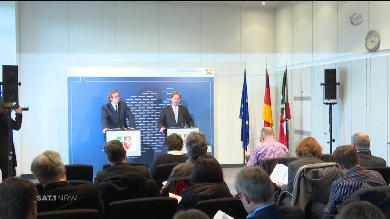 Landesregierung zu NRW-Haushalt (Foto: SAT.1 NRW)