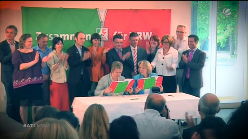 Minderheitsregierung in NRW (Foto: SAT.1 NRW)