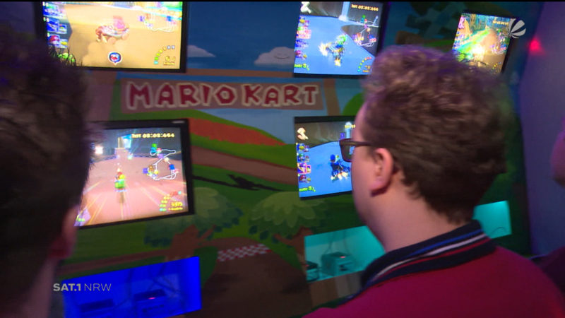 Super-Mario-Kart-Wand (Foto: SAT.1 NRW)