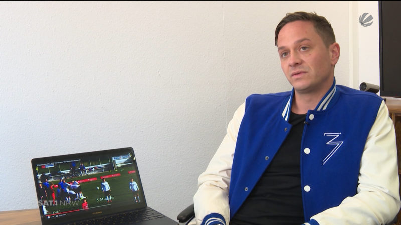 Nach Verletzungs-Drama in Wuppertal: Christian Müller im Interview (Foto: SAT.1 NRW)