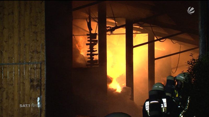 Großbrand in Bochum (Foto: SAT.1 NRW)