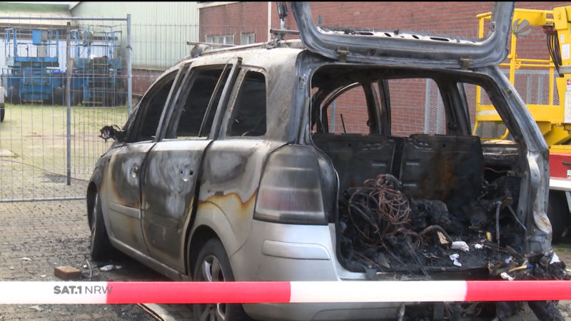 Brand in Bergkamen (Foto: SAT.1 NRW)