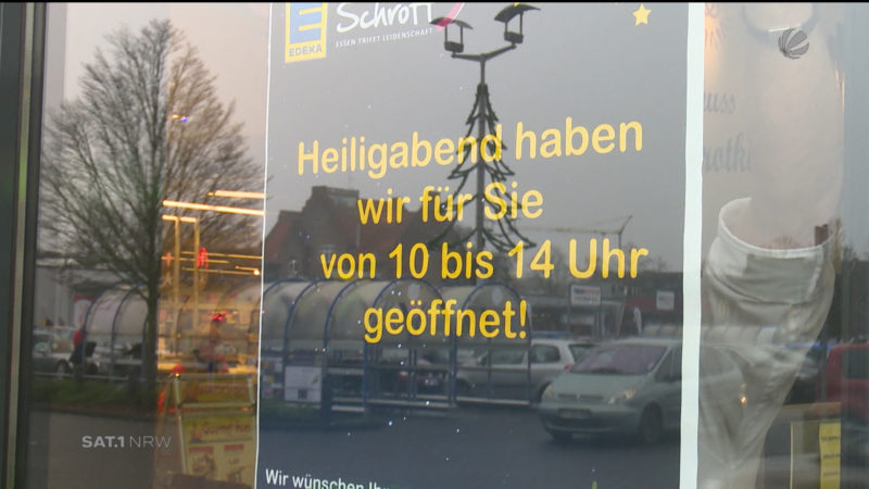 Arbeiten an Heiligabend (Foto: SAT.1 NRW)