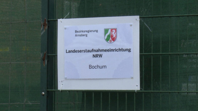 NRW-Erstaufnahmeeinrichtung (Foto: SAT.1 NRW)