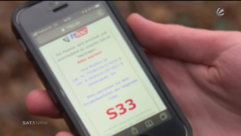 Neuer Handy-Ortungsdienst kann Leben retten (Foto: SAT.1 NRW)