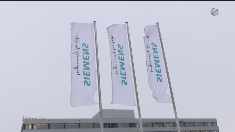 Aktuelle Lage bei Siemens (Foto: SAT.1 NRW)
