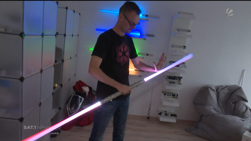Star-Wars-Fans aufgepasst: Lichtschwert-Shop in Bielefeld (Foto: SAT.1 NRW)