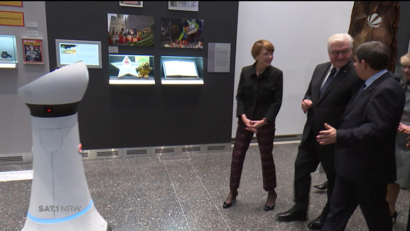 Bonn: Bundespräsident im Haus der Geschichte (Foto: SAT.1 NRW)