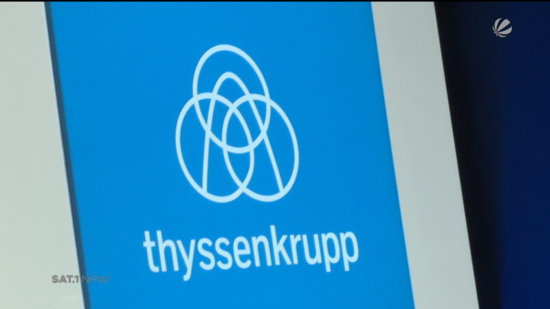 Thyssenkrupp: Tausende Jobs in Gefahr (Foto: SAT.1 NRW)