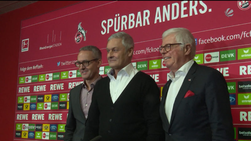Armin Veh tritt sein Amt beim 1. FC Köln an (Foto: SAT.1 NRW)