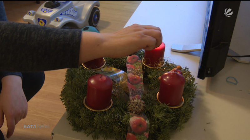 Nach Hannibal-Räumung: Weihnachten im Übergangsquartier (Foto: SAT.1 NRW)