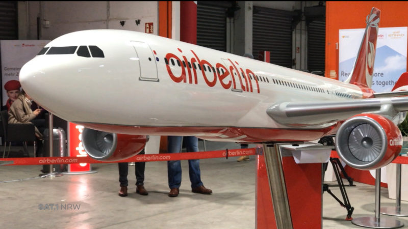 Air Berlin versteigert Inventar (Foto: SAT.1 NRW)