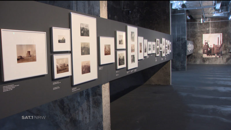 Ausstellung mit Zechenfotos (Foto: SAT.1 NRW)