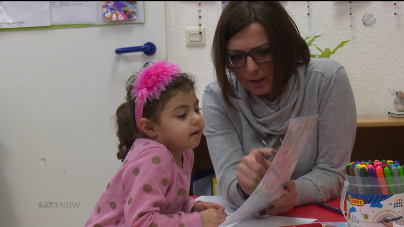 Viele Kita-Kinder sprechen kein Deutsch (Foto: SAT.1 NRW)