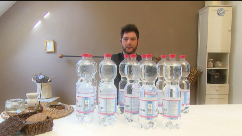 Bielefelder muss 20 Liter täglich trinken (Foto: SAT.1 NRW)