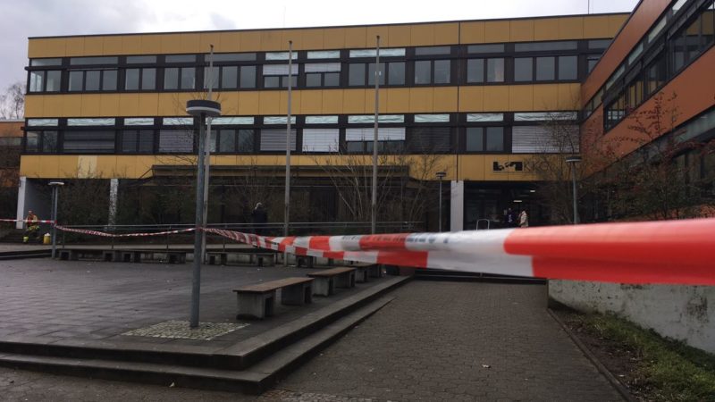 Bluttat an Gesamtschule in Lünen (Foto: SAT.1 NRW)