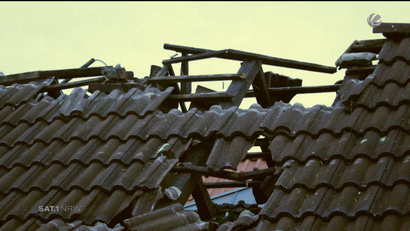 NRW bereitet sich auf Sturm vor (Foto: SAT.1 NRW)