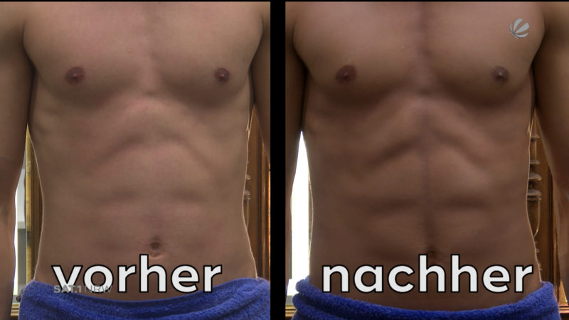 In zwölf Minuten zum Sixpack (Foto: SAT.1 NRW)