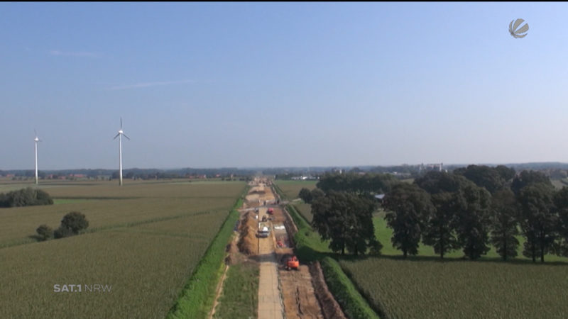 Verlauf der Stromautobahn geplant (Foto: SAT.1 NRW)