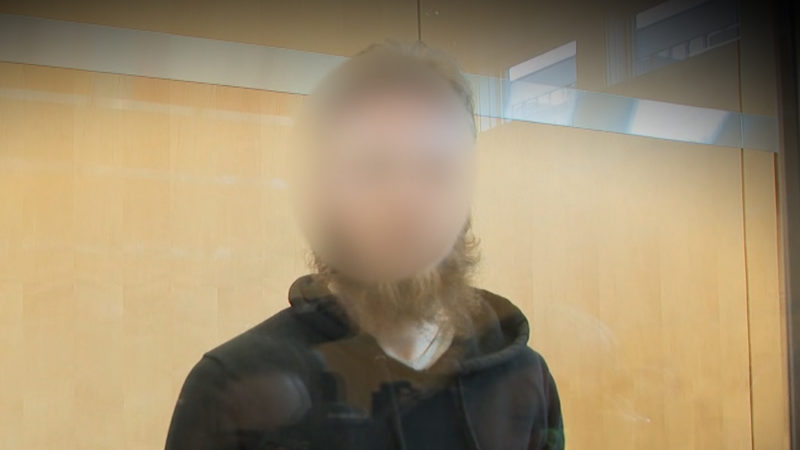 Mutmaßlicher Terrorist vor Gericht (Foto: SAT.1 NRW)