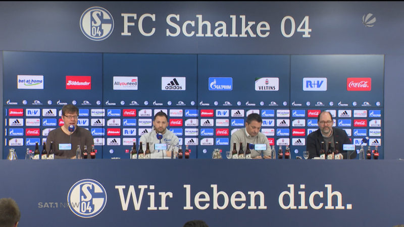 Schalke-Trainer freut sich auf Jupp Heynckes (Foto: SAT.1 NRW)