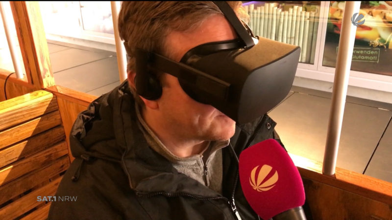 Köln: Zeitreise mit Virtual Reality (Foto: SAT.1 NRW)