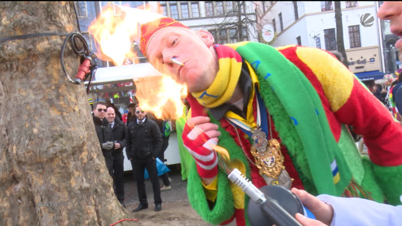 Altweiber bei Minusgraden (Foto: SAT.1 NRW)