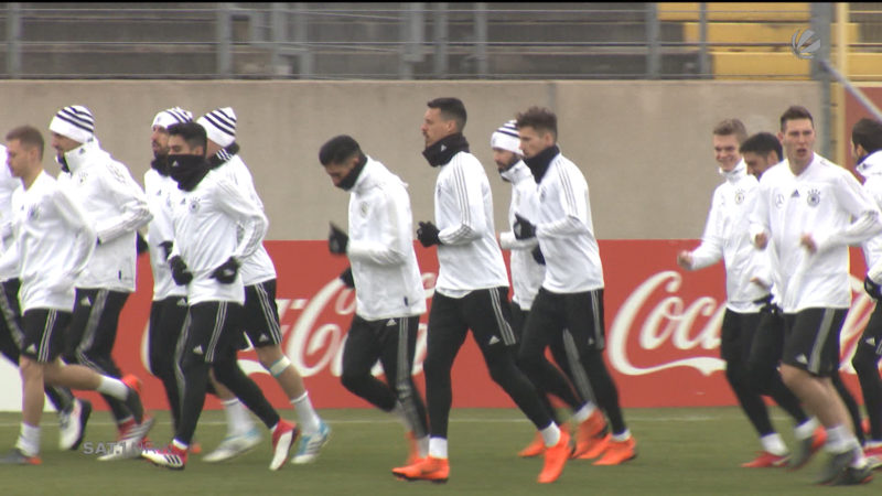 Nationalmannschaft trainiert in Düsseldorf (Foto: SAT.1 NRW)