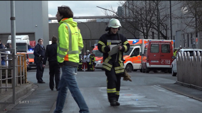 Oer-Erkenschwick: Gefährliches Gas (Foto: SAT.1 NRW)