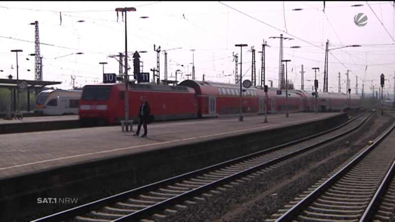 Bahnsperrungen (Foto: SAT.1 NRW)