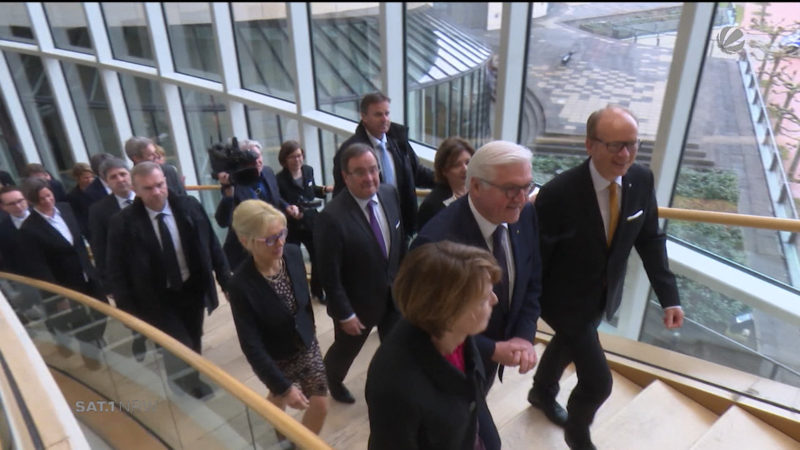 Bundespräsident Steinmeier in NRW (Foto: SAT.1 NRW)