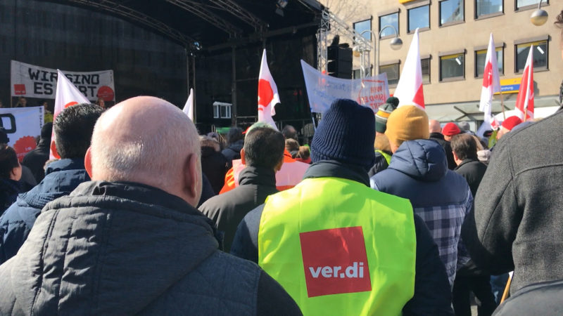 Warnstreiks im öffentlichen Dienst (Foto: SAT.1 NRW)