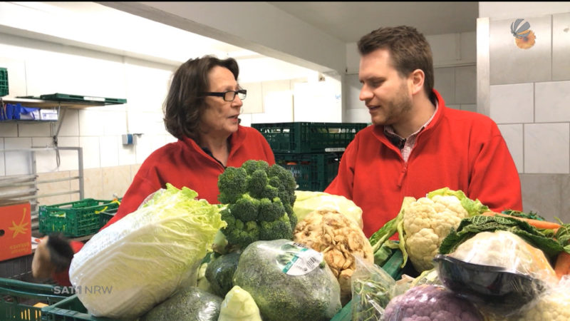 Essener Tafel: Wie ist die Lage vor Ort? (Foto: SAT.1 NRW)