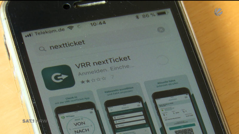 VRR nextTicket im Test (Foto: SAT.1 NRW)