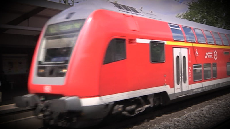 Unfall an Bahnübergang Espelkamp (Foto: SAT.1 NRW)