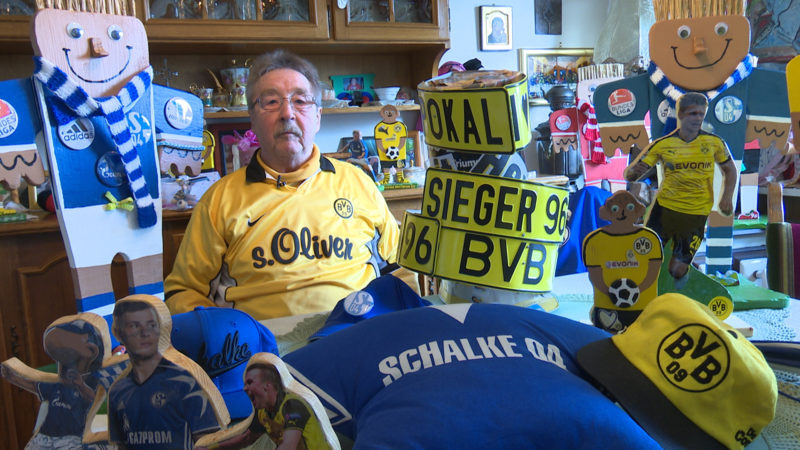 Schalke-BVB Fan (Foto: SAT.1 NRW)