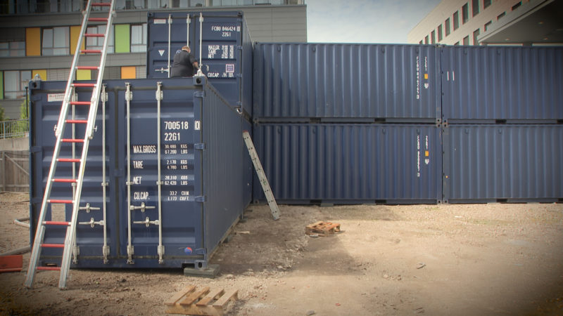 Container-Rekord (Foto: SAT.1 NRW)