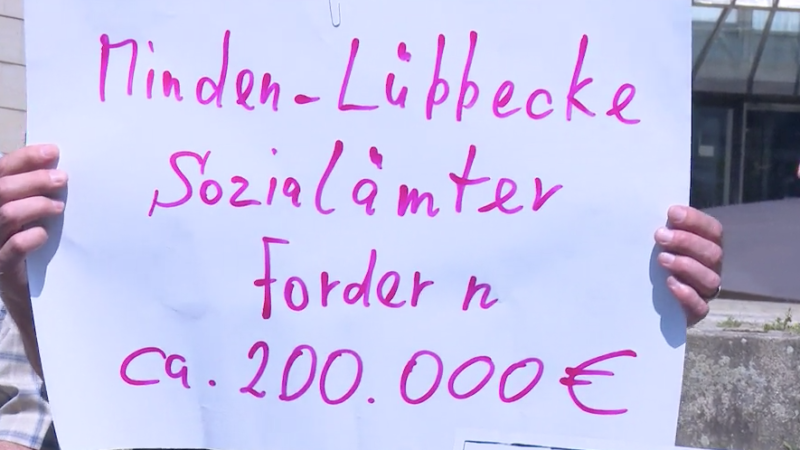 Gebürgt und jetzt gebeutelt (Foto: SAT.1 NRW)