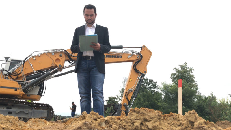 Bombenfund unter Autobahn (Foto: SAT.1 NRW)