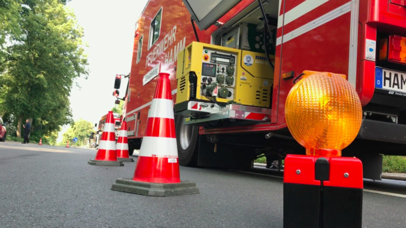 Gasblase in Hamm angebohrt: Wohnungen mussten geräumt werden (Foto: SAT.1 NRW)