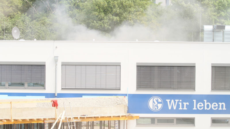 Brand bei Schalke (Foto: SAT.1 NRW)